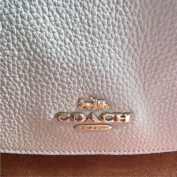 Coach Macie Saddle Bag In Colorblock Crossbody Like New - Picture 13 of 14